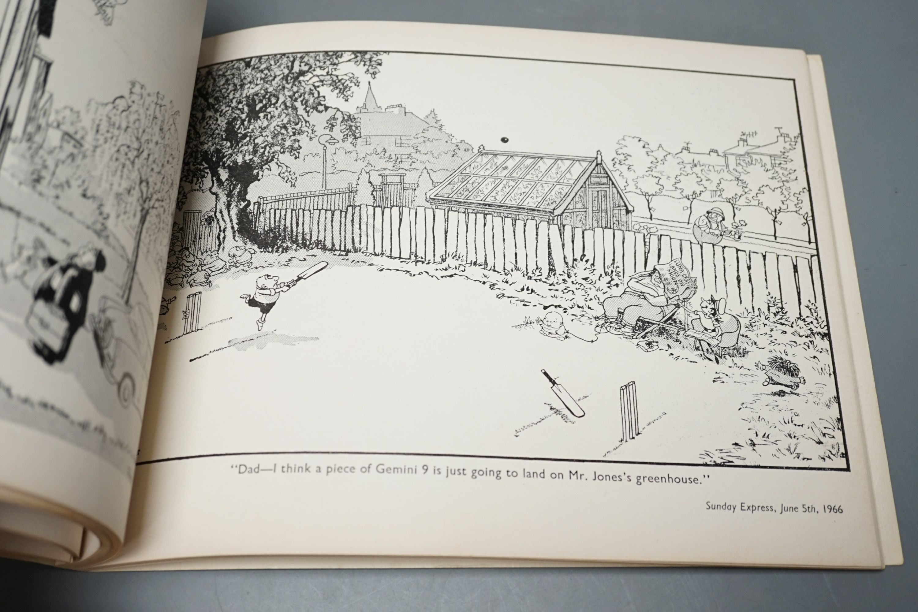 Giles, Carl - A rare complete set of Daily Express and Sunday Express Cartoons, 1st-49th series, with commemorative issues 50-52, 56 and 57, together with - Tory, Peter - Giles: A Life in Cartoons, London, 1992 (2 copies